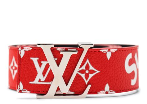 cinturon lv original|louis vuitton supreme red belt.